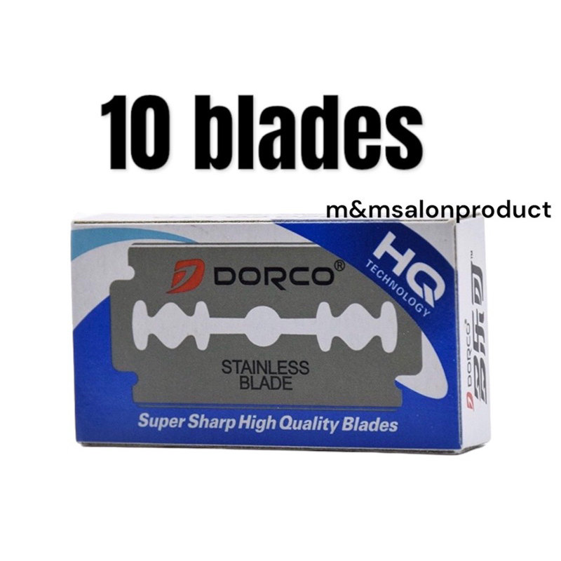 Double Edge Razor Blades-Blue ST-300-Stainless Blades (10 blades ...