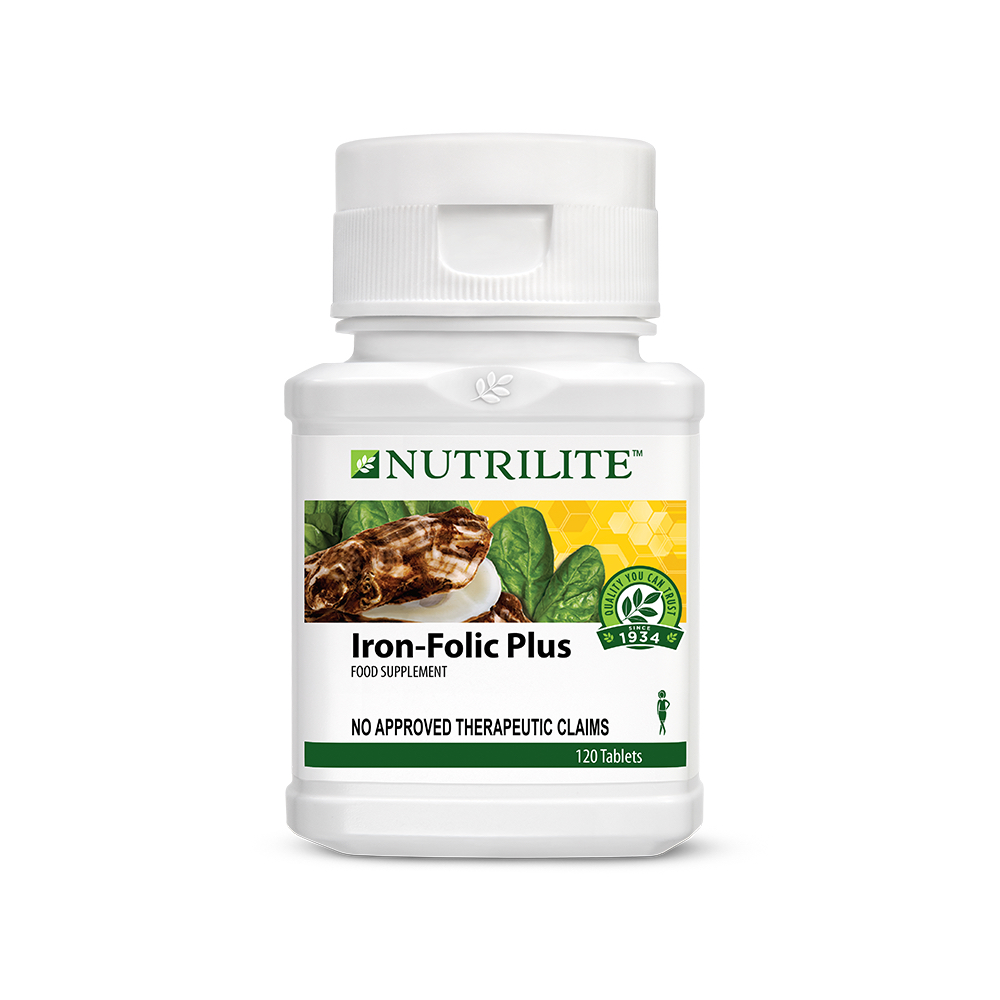 𝗡𝗨𝗧𝗥𝗜𝗟𝗜𝗧𝗘 Iron-Folic Plus Tablet | 120 tablets | Authentic Amway ...