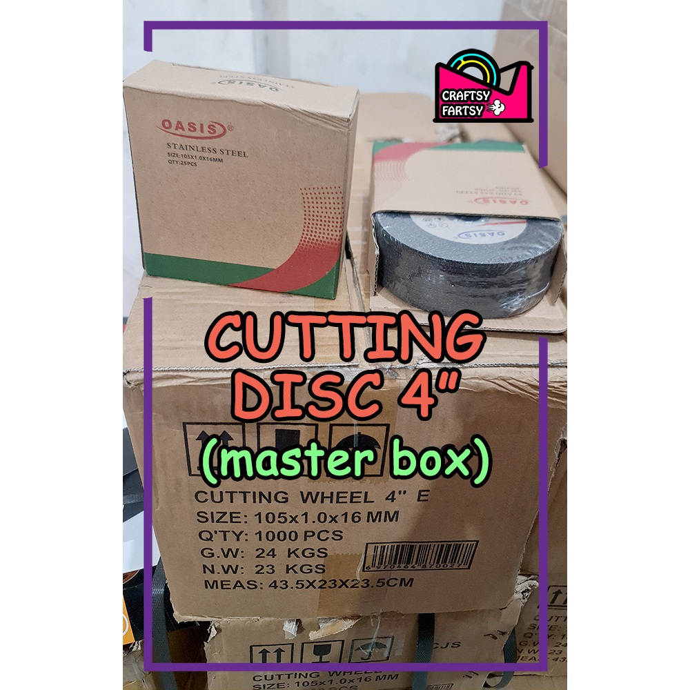 (PER CARTON 1000pcs) Oasis Cutting Disc Superthin 4