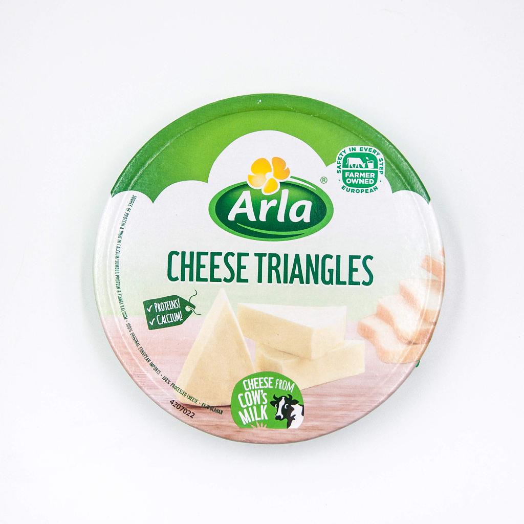 Arla Cheese Triangles 140g / Emborg Cheese Triangles 140g | Shopee ...