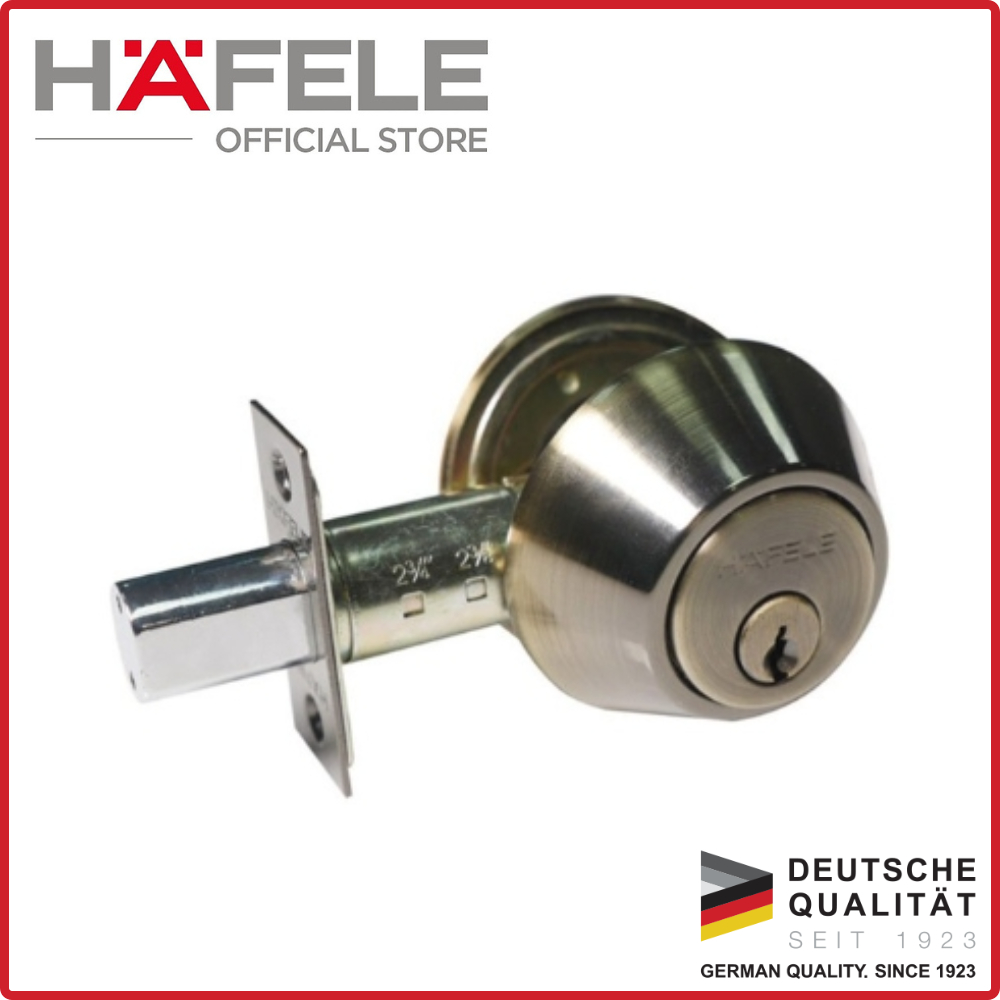 Hafele Single Cylinder Deadbolt Lock with Thumbturn | Shopee Philippines