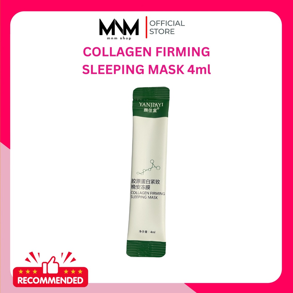 YANJIAYI COLLAGEN FIRMING SLEEPING MASK 4ml (1pc) Shopee Philippines