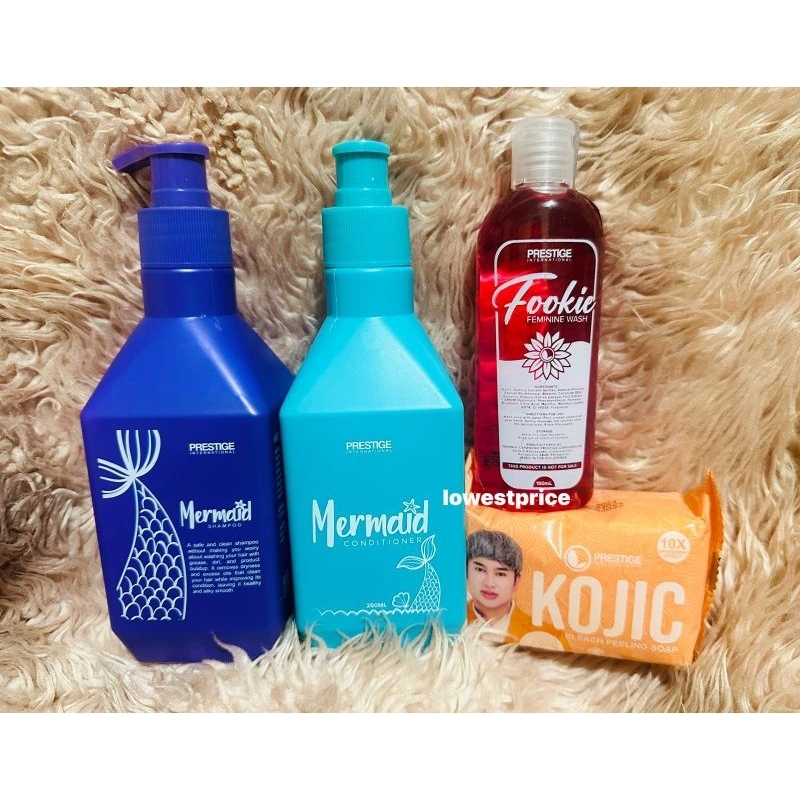 PRESTIGE MERMAID SHAMPOO & CONDITIONER 250ml | Shopee Philippines