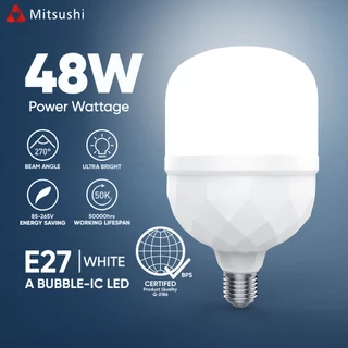 Mitsushi E27 Interface 5W-48W White Bulb Energy-Saving LED Bulb Spherical bulb