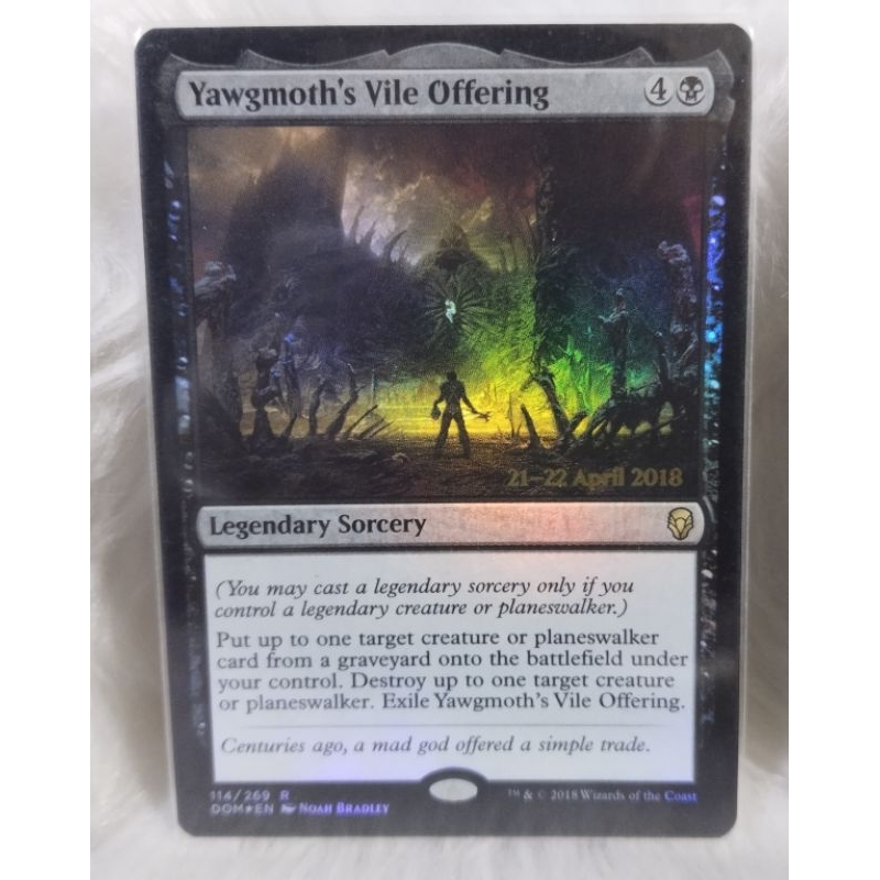 Yawgmoth's Vile Offering (Foil) Prerelease Cards Shopee Philippines