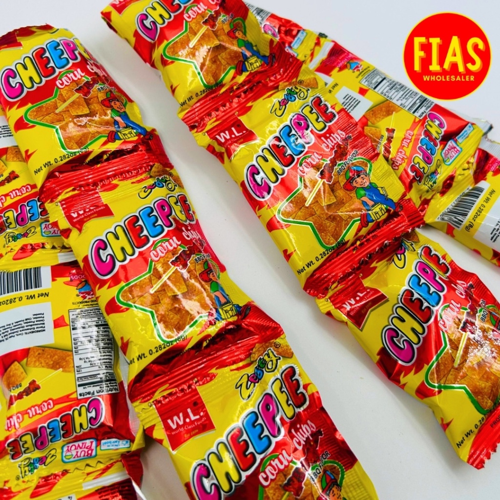 12 pcs Cheepee BBQ Flavor Corn Chips 8g | Shopee Philippines