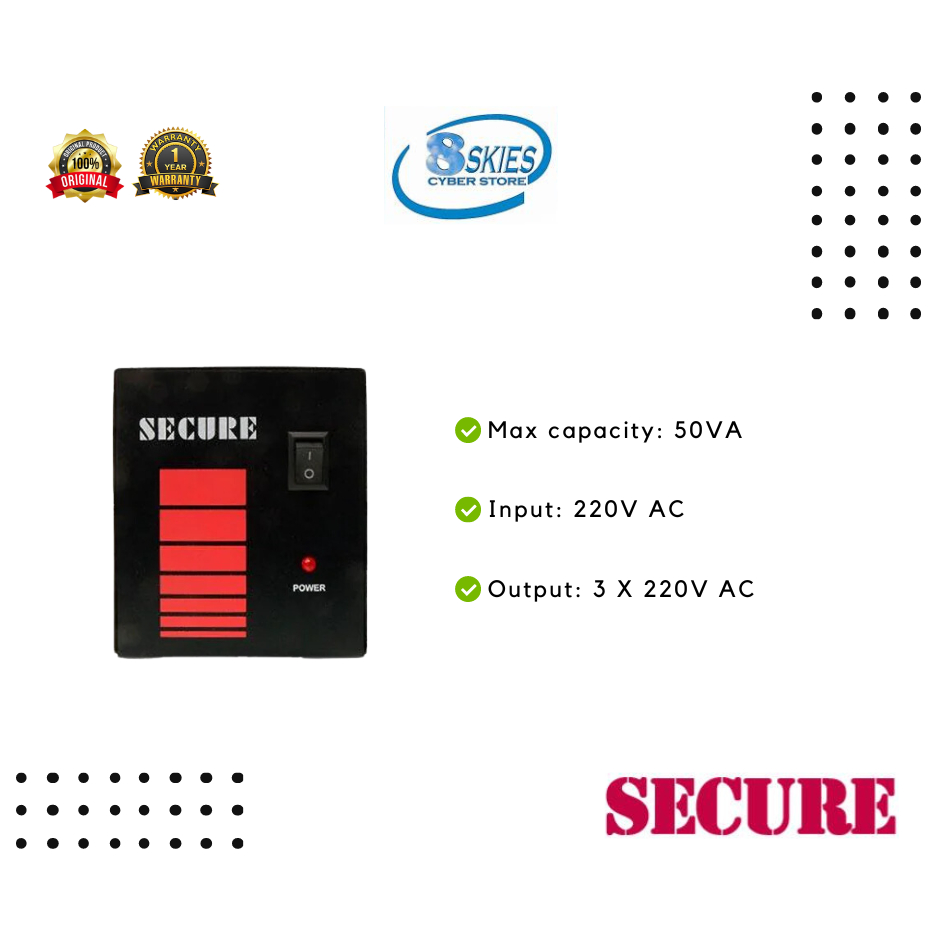Secure 500W AVR 220V with Surge Short Circuit Protection | Shopee ...