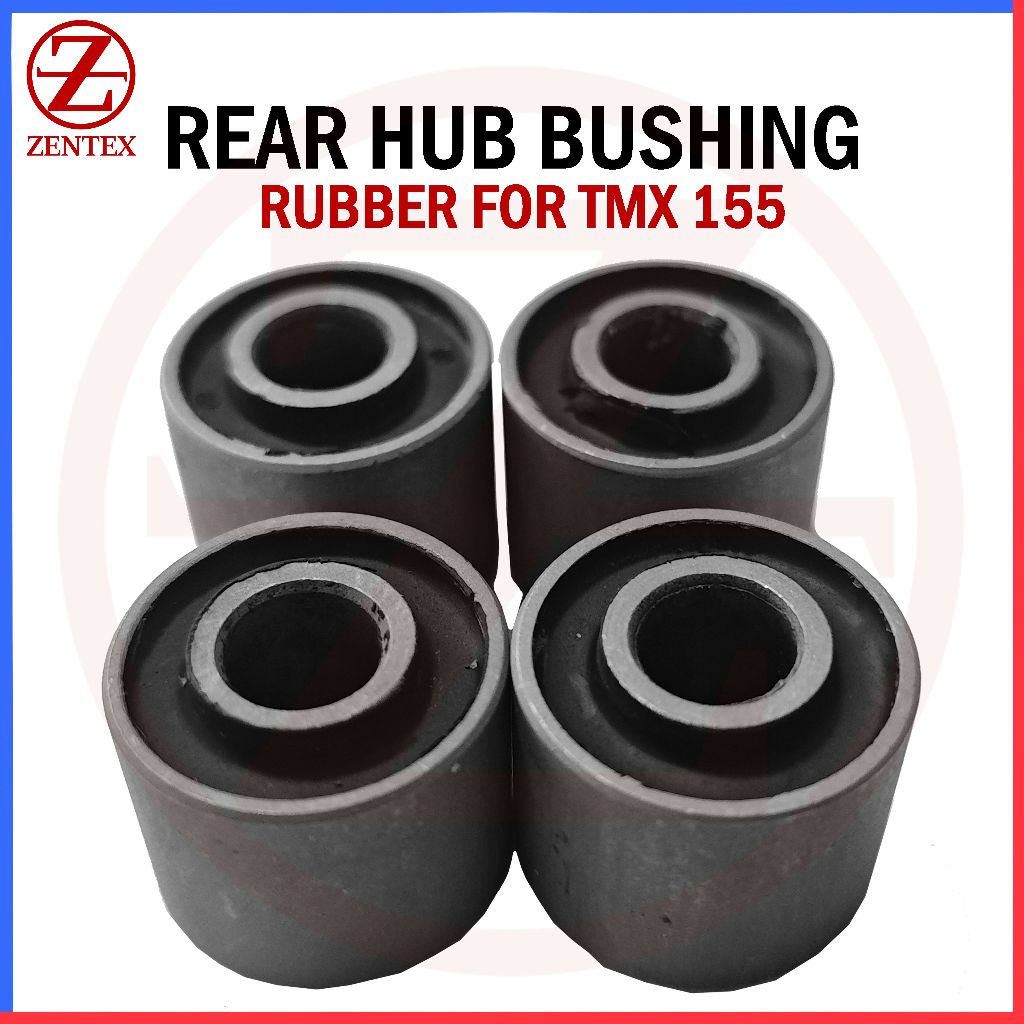 REAR HUB BUSHING WITH RUBBER TMX155 4 PCS FOR HONDA TMX 155 MOTORCYCLE ...