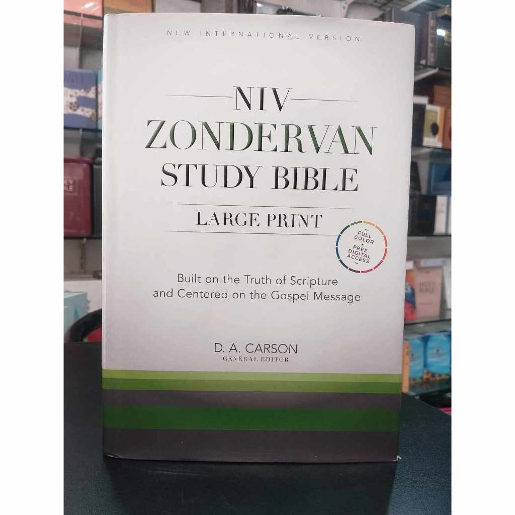 NIV Zondervan Study Bible Large Print Hardbound [10.6