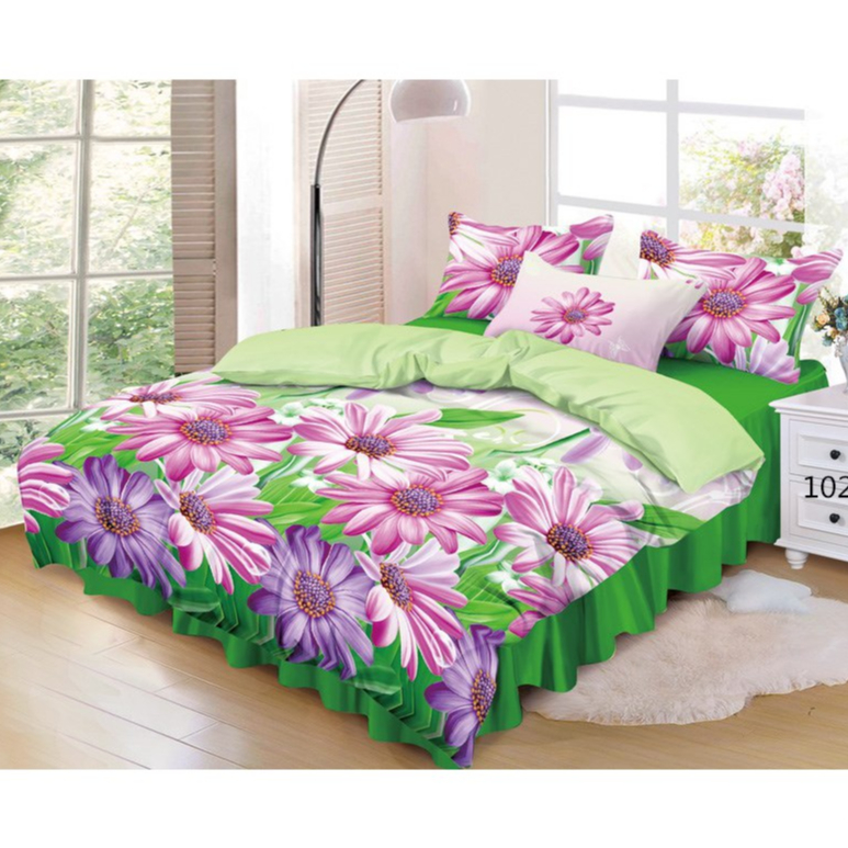 Pink Daisy -Fitted Bedsheet Set main image 0