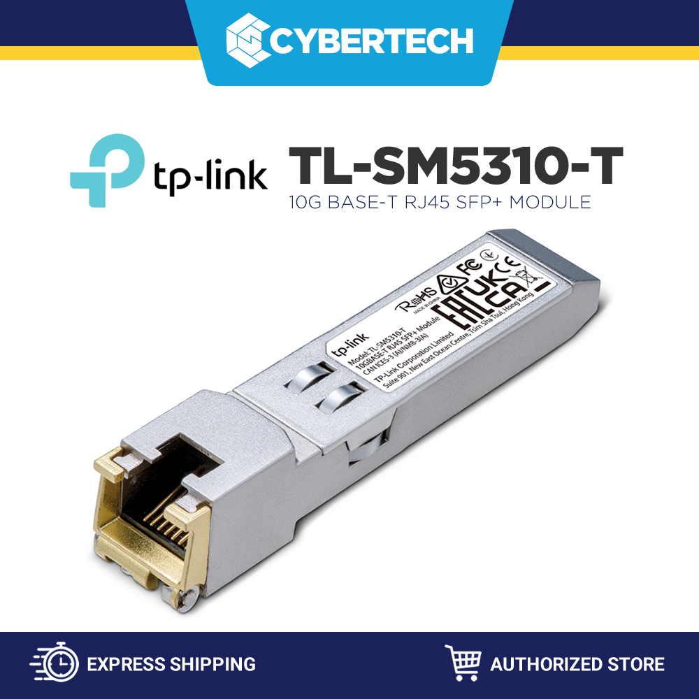 Cybertech TP-Link TL-SM5310-T 10G BASE-T RJ45 SFP+ Module | Shopee ...