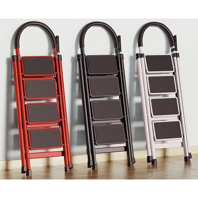 Stability structure household thickened folding ladder aluminum ...