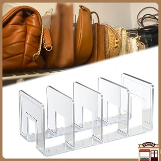4 Section Clear Desktop File Folder Holder Organizer Large Slot Acrylic ...