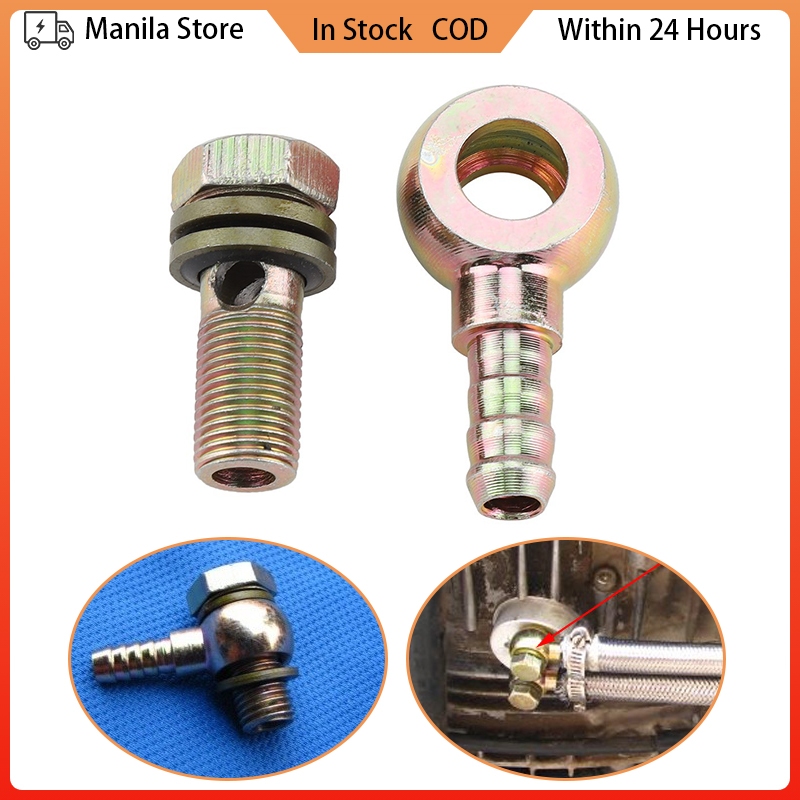 M12x1.25mm Oil Cooler Screw Ball Head Adapter 8mm Motorcycle Refit Oil ...