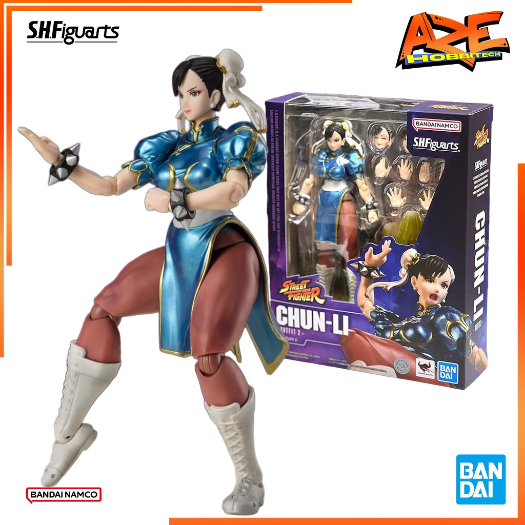 SHFiguarts SHF Street Fighter Chun-Li Outfit 2 Action Figure Bandai ...