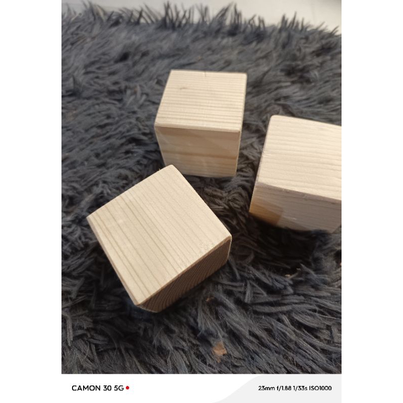 Wood blocks. 2 inches by 2 inches by 2 inches. smooth on all sides ...