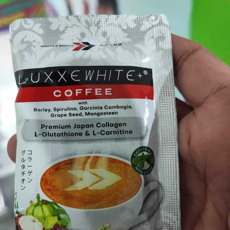 Luxxe WHITE+ Coffee with Premium Japan Collagen L-Glutathione & L ...