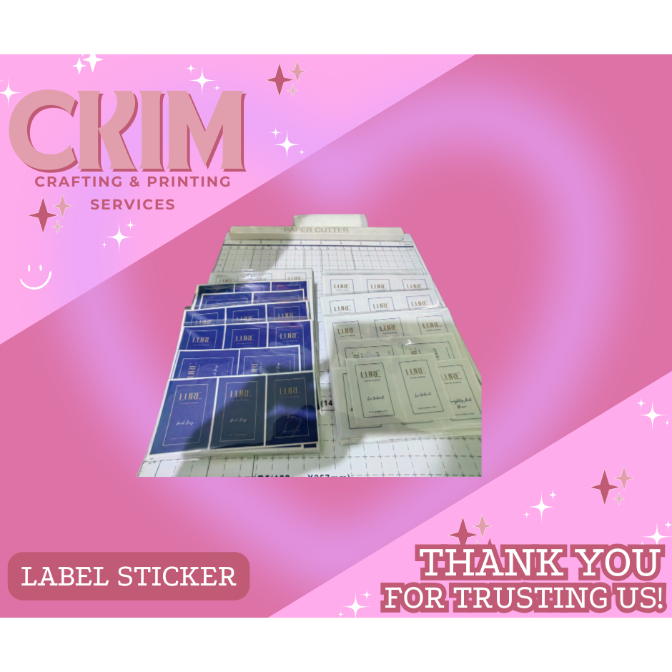 CUSTOMIZED STICKERS (MACHINE CUT) | Shopee Philippines