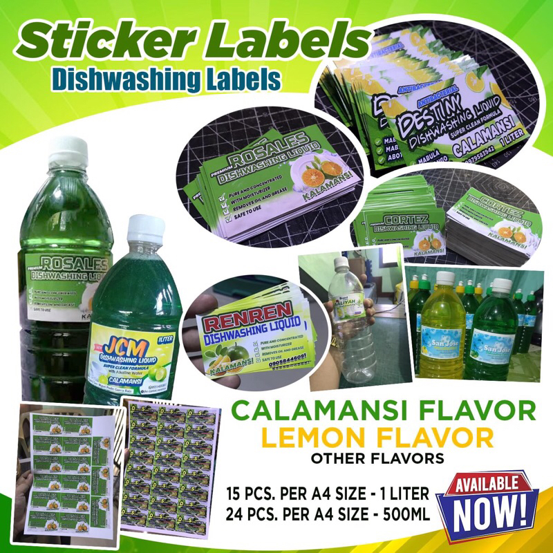 sticker labels - dishwashing labels | Shopee Philippines