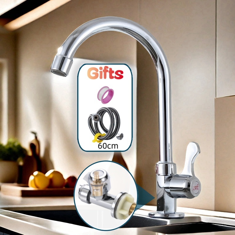 Gripo Sa lababo Stainless Faucet For Sink Faucet 360°Rotatable Modern ...