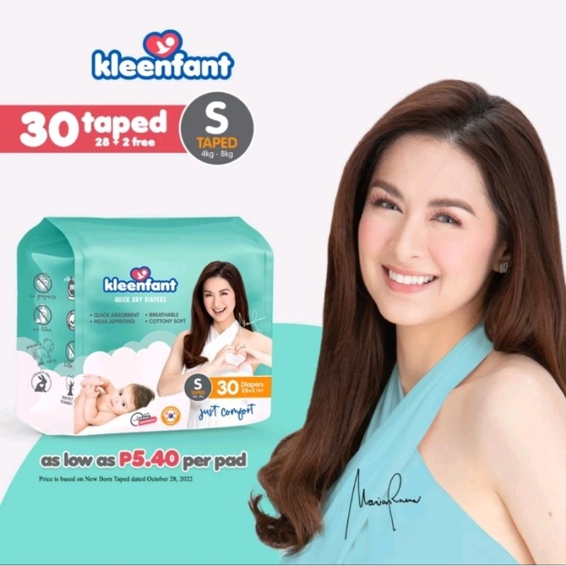 Kleenfant Diaper for Baby Taped Pants Small Pack of 30 pads Prevents ...