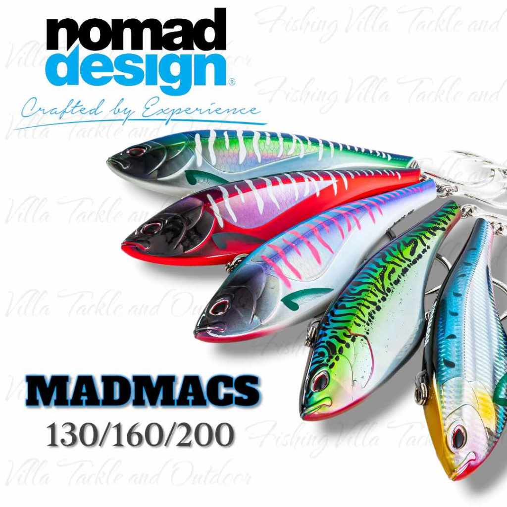 Lot De 6 Leurres Madmacs Nomades - Neufs, Pour Pêche En Mer, Forme Poisson, Coulants