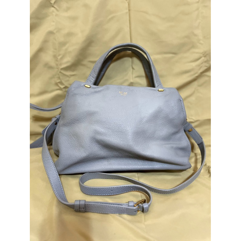 BE GE COUTURE TWO WAY GRAY BAG