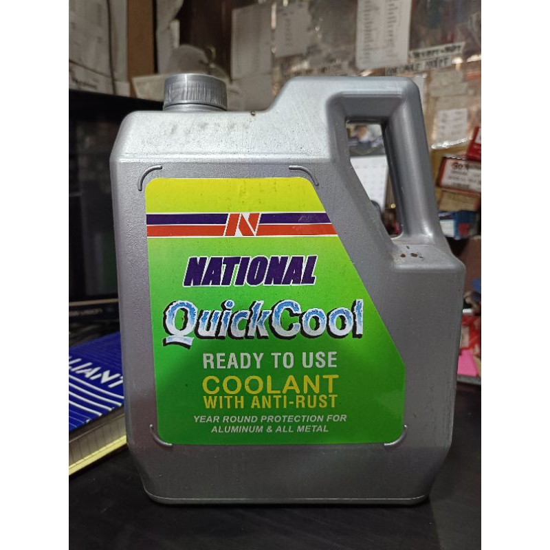 NATIONAL COOLANT READY TO USE 4L | Shopee Philippines