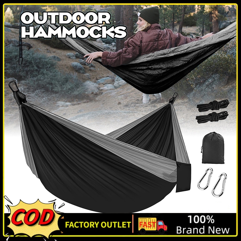 outdoor camping portable camping hammock lazy hitch duyan for adult