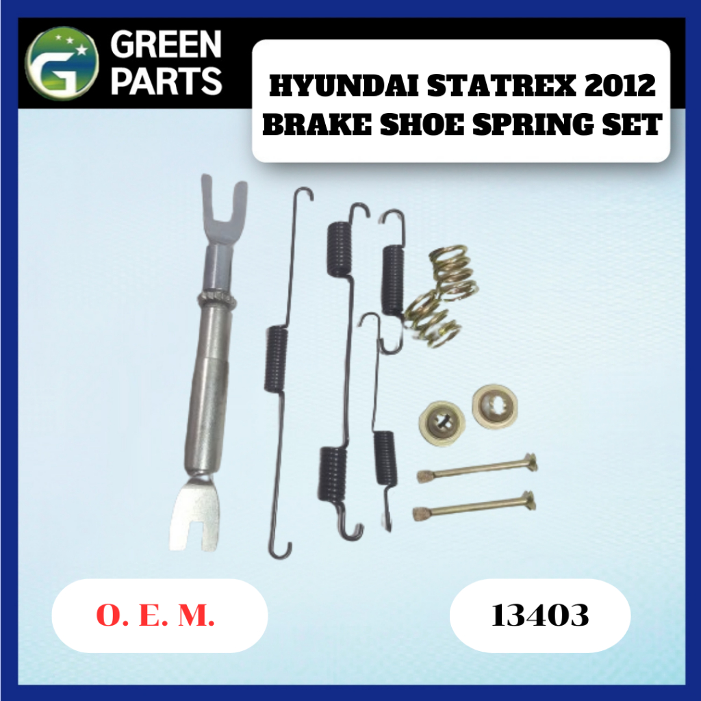 BRAKE SHOE SPRING SET FOR HYUNDAI GRAND STAREX MODEL 2012 AND UP (O.E.M ...