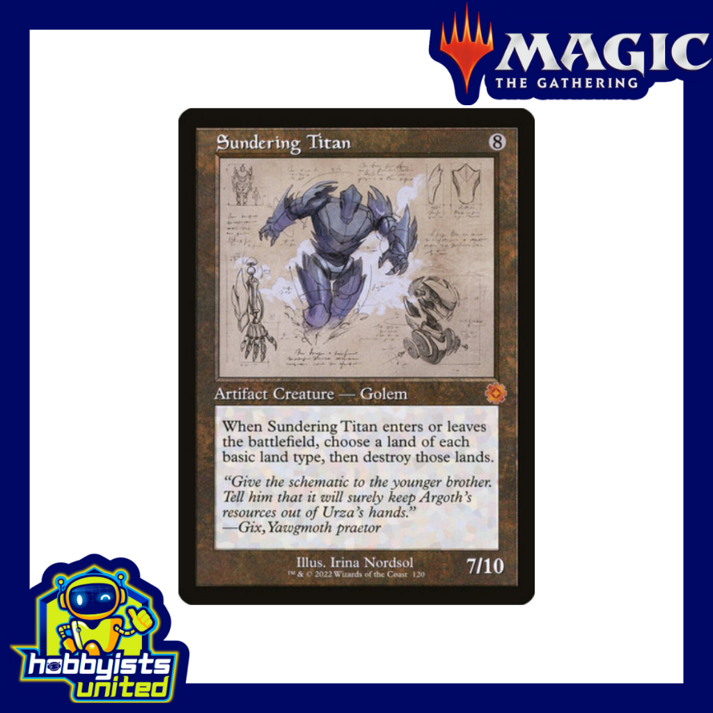 Sundering Titan (Schematic) - Magic: The Gathering (The Brothers' War ...