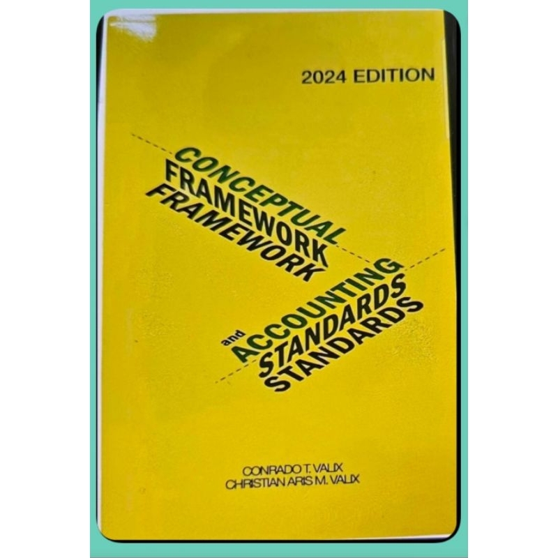 Conceptual framework for accounting standards 2024ed by valix shopee