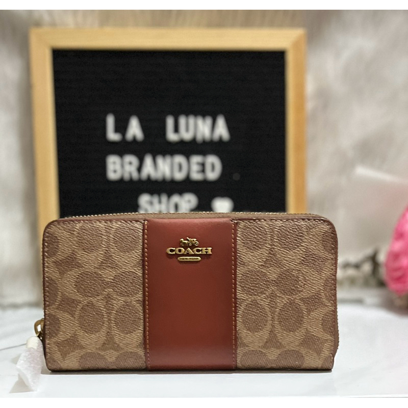 Retail Coach Accordion Long Zip Around Wallet Shopee Philippines