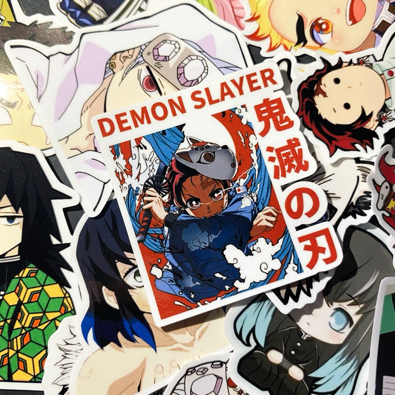 20PCS DEMON SLAYER STICKER FOR LAPTOP, PHONE, PS4 ETC. [WATERPROOF ...