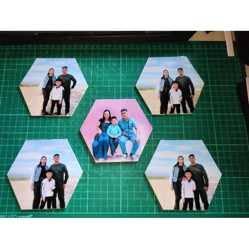 PERSONALIZED PHOTO TILES SINTRA BOARD (HEXAGON STYLE) | Shopee Philippines