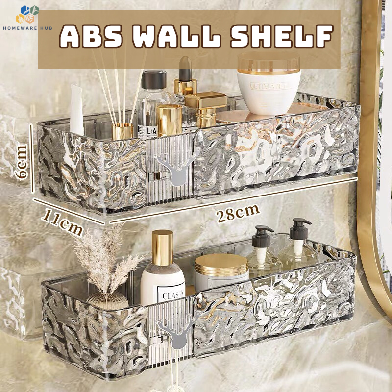 Install-Free Bathroom Rack Accessories Cr Wall Hanging Toiletries ...