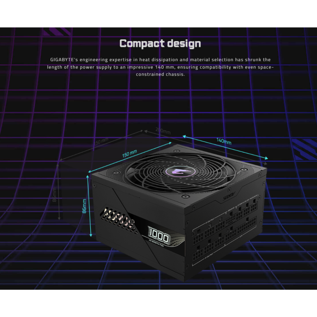 Gigabyte Aorus Elite P1000W 80+ Platinum Modular PCIe 5.0 Power Supply  GP-AE1000PM-PG5 | Shopee Philippines