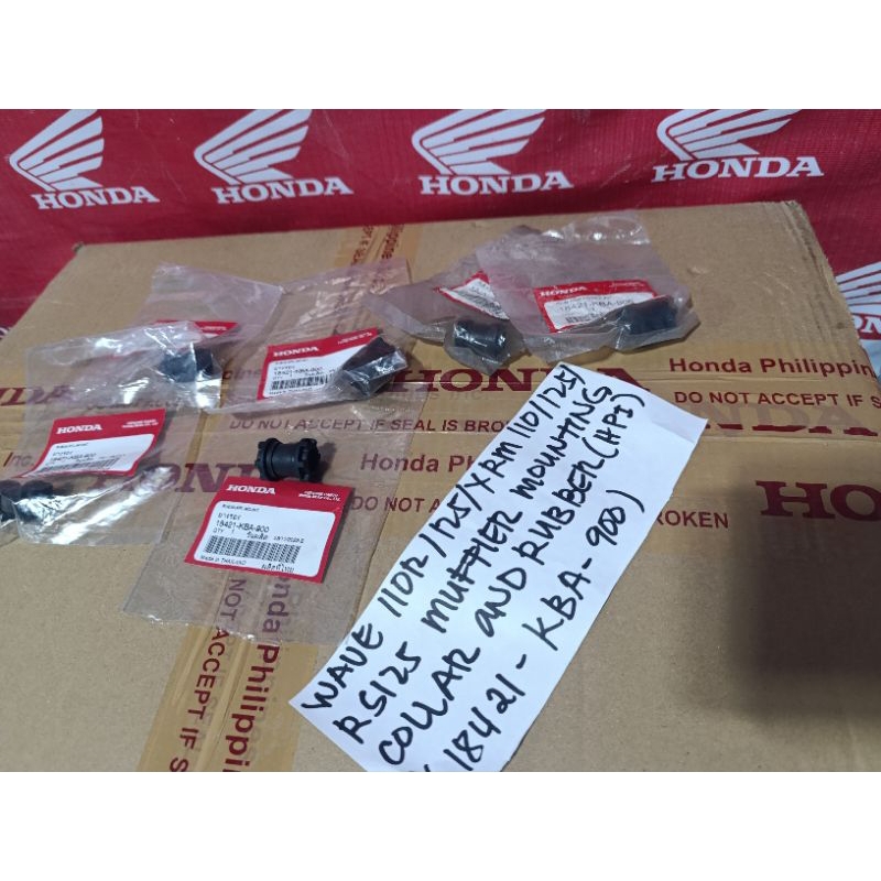 Wave 110R/125/XRM 110/125/RS125 Muffler Mounting Collar & Rubber (HPI ...