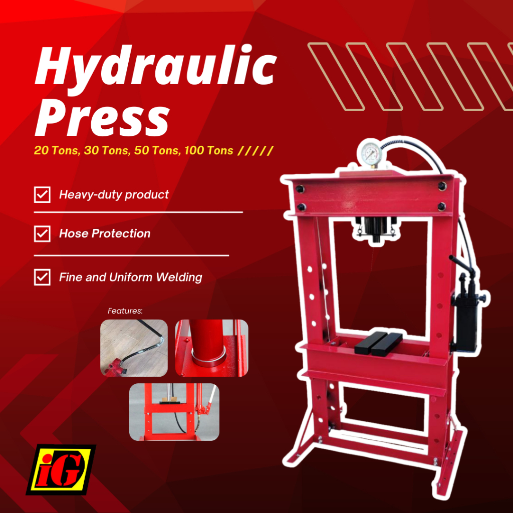 Hydraulic Press 20T 30T 50T 100T Heavy Duty (EQP&TOOLS0032) Shopee