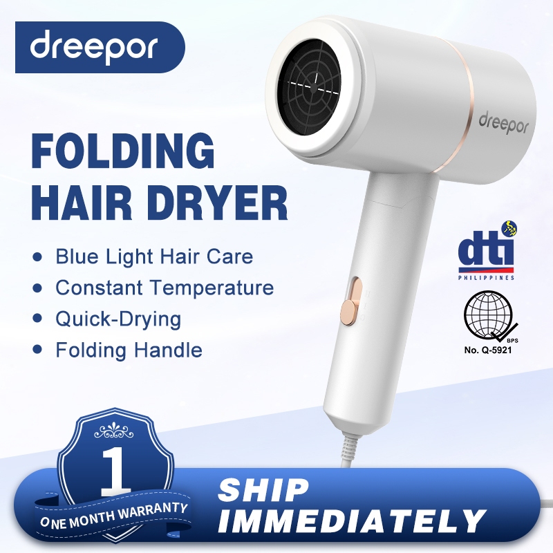Dreepor Blower Hair Dryer and straightener Foldable Electric Hair Blower  Beauty Professional care