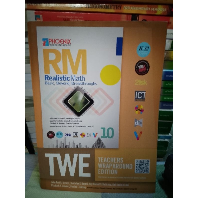 RM REALISTIC MATH TEACHER'S WRAPAROUND grade 10 (brandnew | Shopee ...