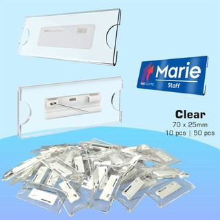 Insertable BLANK Acrylic NAMEPLATE (70×25mm) | Shopee Philippines