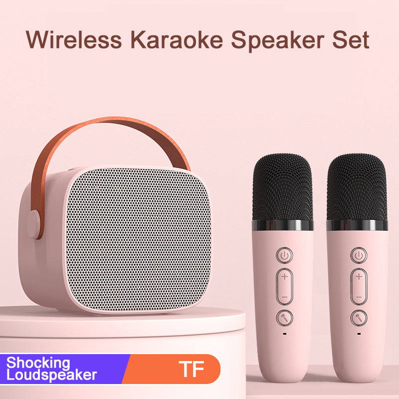 K1 Mini Karaoke speaker with mic Bluetooth speaker with microphone 3D ...