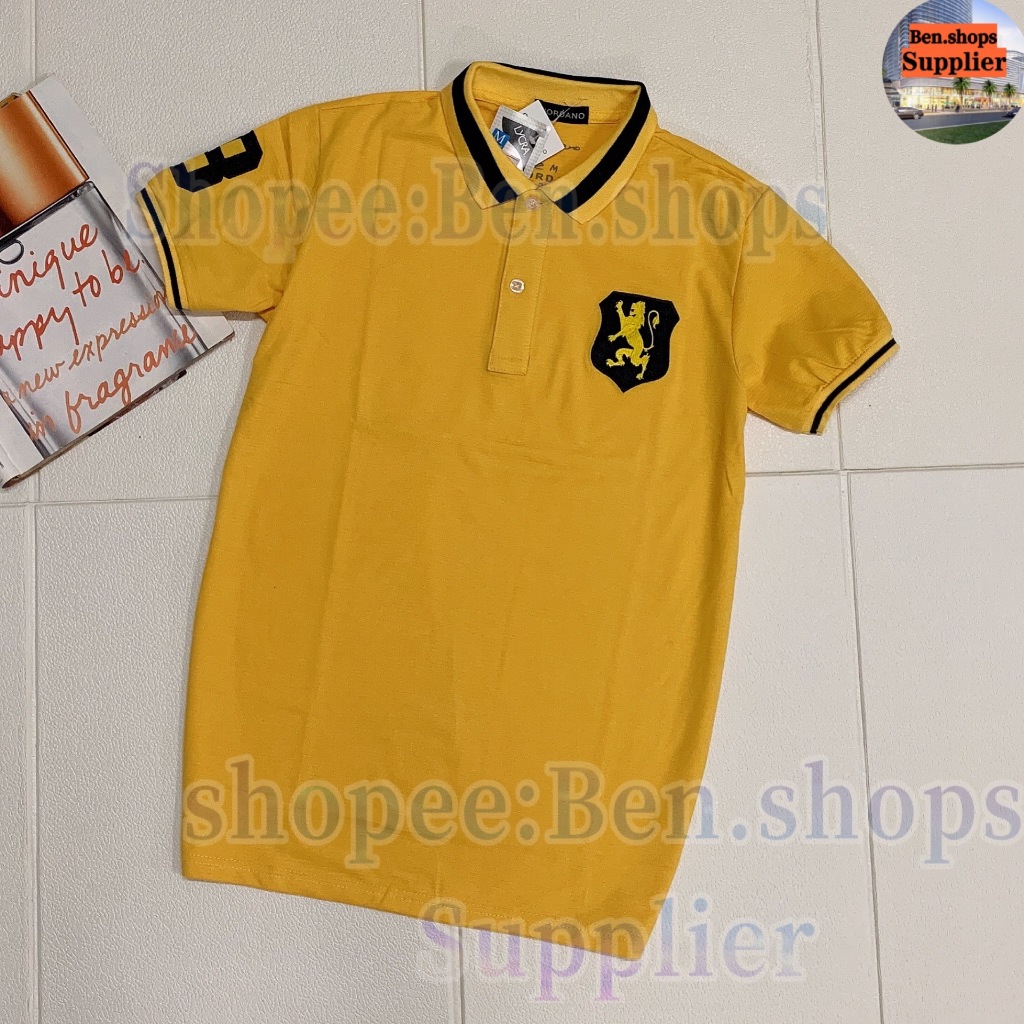 Lazada Orange Polo Shirt For Men Plain Men Orange Cotton Polo T