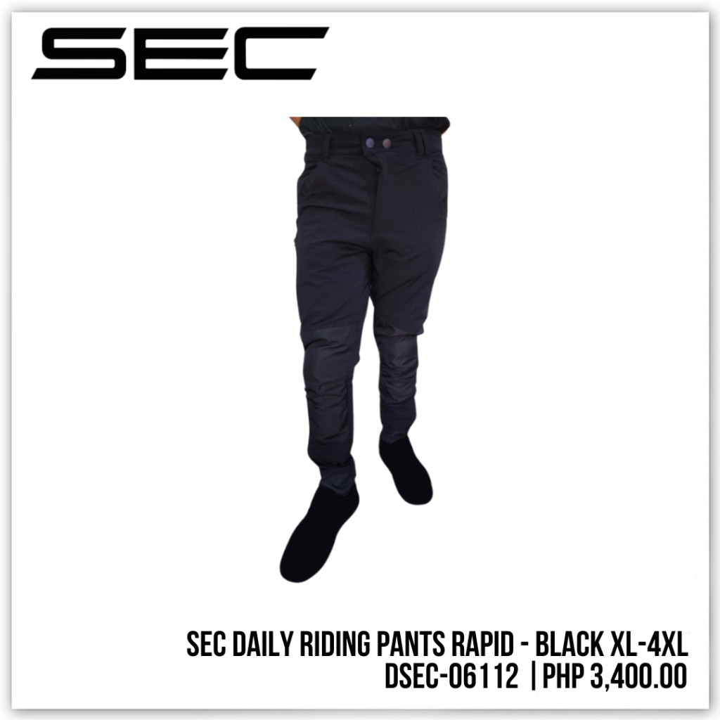 SEC Riding Pants Motorcycle Daily Riding Pants Rapid (XL-4XL) | Shopee ...