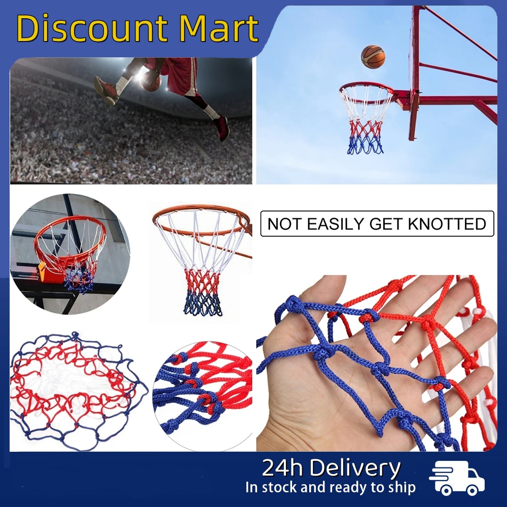 All-Weather Basketball Net Thickend Standard Nylon Basketball Nets for ...