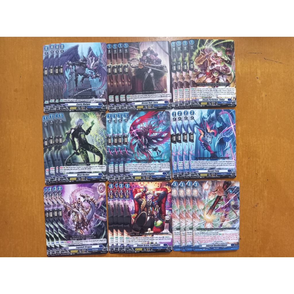 CFV Dark States Commons Playset DZ-BT02 Illusionless Strife Cardfight ...