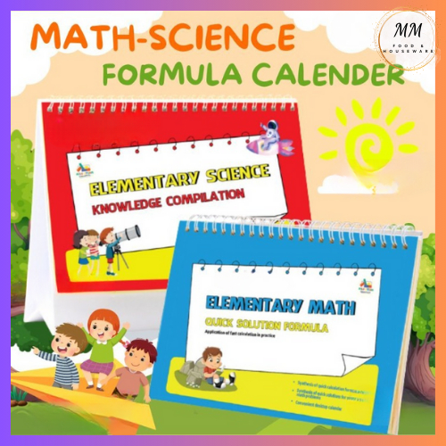 MATH AND SCIENCE FORMULA CALENDAR Math Formula Calendar English Summary ...