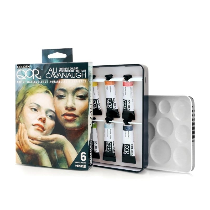 QoR Ali Cavanaugh Portrait Colors Set - 6 Colors x 5 ml tubes | Shopee ...