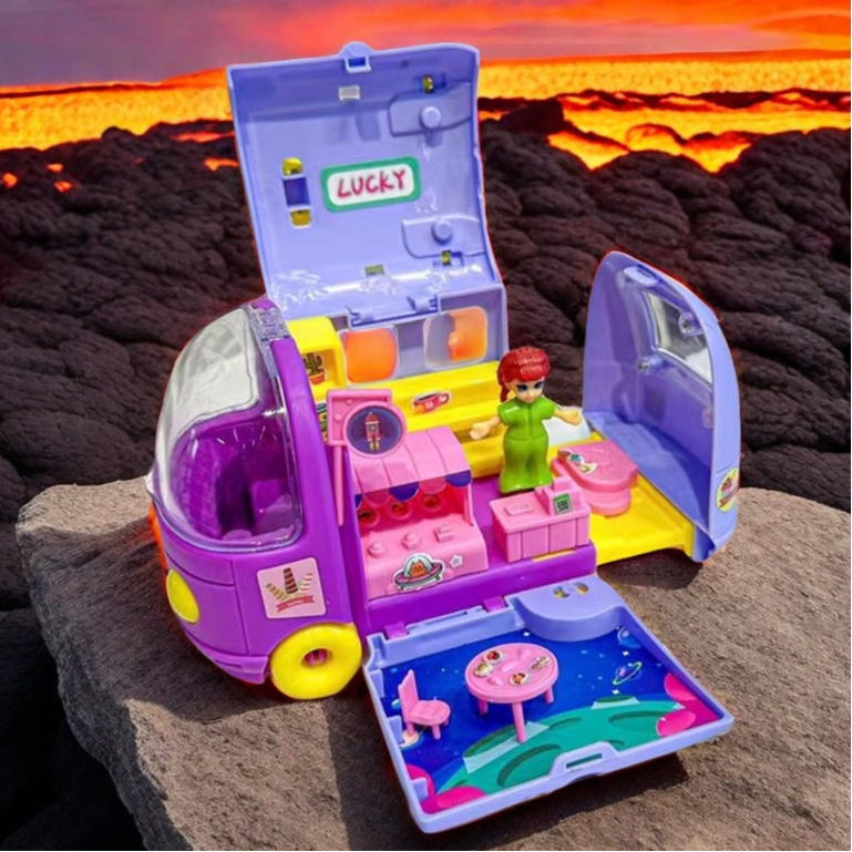 Timi Space Car Play House Parent-child Interactive Changeable Scene ...